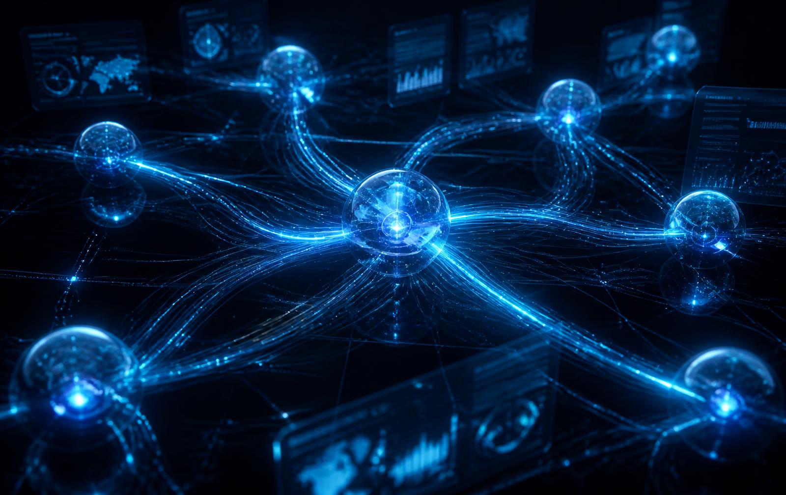 Illustration of an instant payments network powering payroll